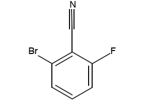2-Bromo-6-fluorobenzonitrile structure, CAS 79544-27-7