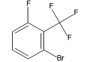 2-Bromo-6-fluorobenzotrifluoride structure, CAS 261951-85-3