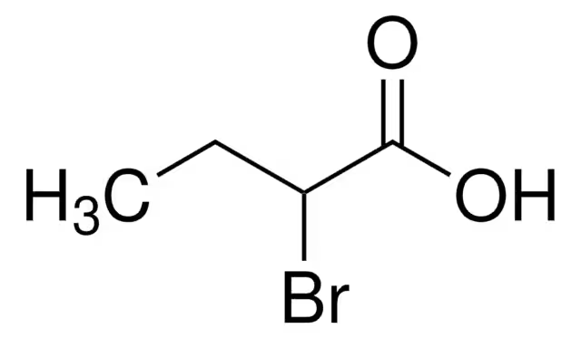 2-Bromobutyric acid structure, CAS 80-58-0