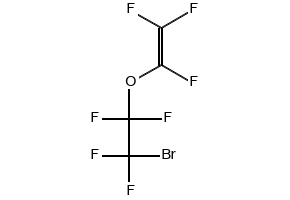 2-Bromotetrafluoroethyl trifluorovinyl ether structure, CAS 85737-06-0