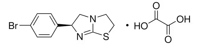 (S)-(-)-4-Bromotetramisole oxalate structure, CAS 62284-79-1