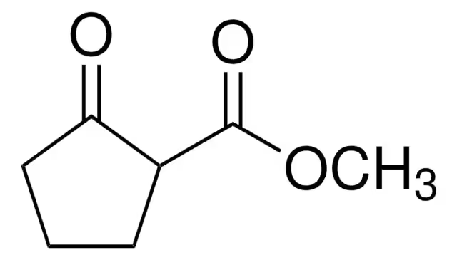 2-Carbmethoxycyclopentanone(Methyl 2-cyclopentanonecarboxylate) structure, CAS 10472-24-9