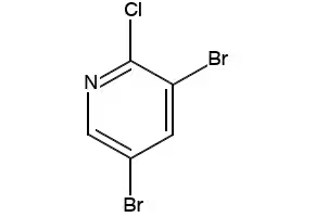 2-Chloro-3,5-dibromopyridine structure, CAS 40360-47-2