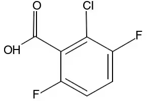 2-Chloro-3,6-difluorobenzoic acid structure, CAS 287172-74-1