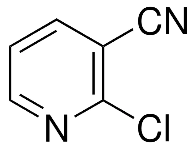 2-Chloro-3-cyanopyridine structure, CAS 6602-54-6