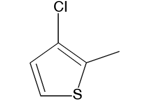 2-Chloro-3-methylthiophene structure, CAS 14345-97-2