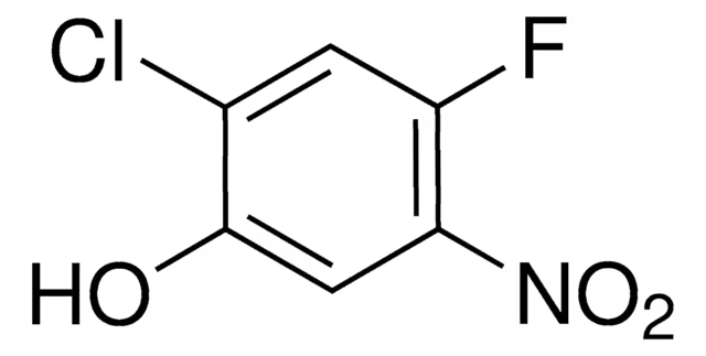 2-Chloro-4-fluoro-5-nitrophenol structure, CAS 84478-75-1