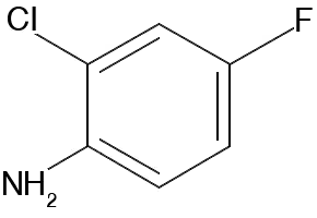 2-Chloro-4-fluoroaniline structure, CAS 2106-02-7