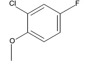 2-Chloro-4-fluoroanisole structure, CAS 2267-25-6