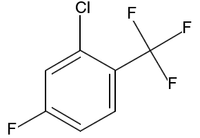 2-Chloro-4-fluorobenzotrifluoride structure, CAS 94444-58-3