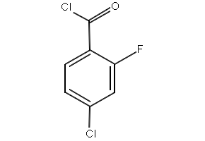 2-Chloro-4-fluorobenzoyl chloride structure, CAS 21900-54-9