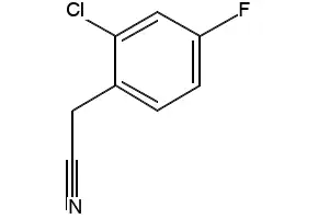 2-Chloro-4-fluorophenylacetonitrile structure, CAS 75279-56-0