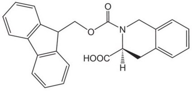 (S)-(+)-2-(9-Fluorenylmethoxycarbonyl)-1,2,3,4-tetrahydro-3-isoquinolinecarboxylic acid structure, CAS 136030-33-6