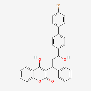 Bromadiolone structure, CAS 28772-56-7