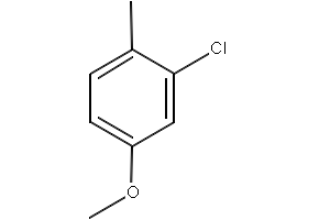 2-Chloro-4-methoxy-1-methylbenzene structure, CAS 54788-38-4