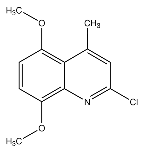 2-Chloro-4-methylquinoline structure, CAS 634-47-9
