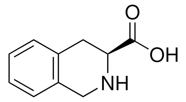 (S)-(+)-2-(tertButoxycarbonyl)-1,2,3,4-tetrahydro-3-isoquinolinecarboxylic acid structure, CAS 78879-20-6
