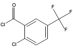 2-Chloro-5-(trifluoromethyl)benzoyl chloride structure, CAS 657-05-6
