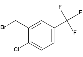 2-Chloro-5-(trifluoromethyl)benzyl bromide structure, CAS 237761-77-2