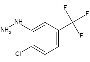 2-Chloro-5-(trifluoromethyl)phenylhydrazine structure, CAS 1869-22-3