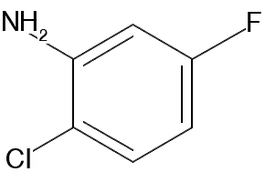 2-Chloro-5-fluoroaniline structure, CAS 452-83-5