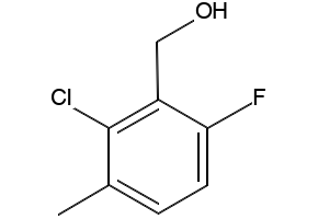 2-Chloro-6-fluoro-3-methylbenzyl alcohol structure, CAS 261762-83-8