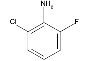 2-Chloro-6-fluoroaniline structure, CAS 363-51-9