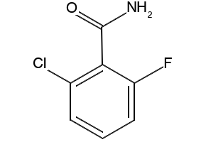 2-Chloro-6-fluorobenzamide structure, CAS 66073-54-9