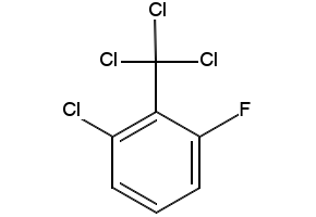 2-Chloro-6-fluorobenzotrichloride structure, CAS 84473-83-6