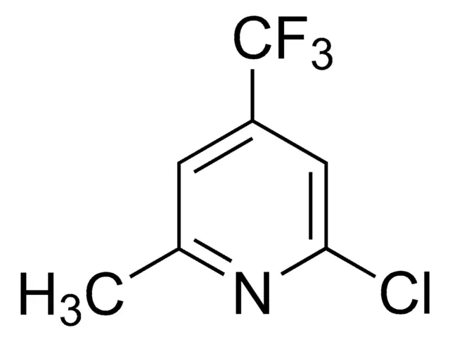 2-Chloro-6-methyl-4-(trifluoromethyl)pyridine structure, CAS 22123-14-4
