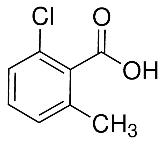 2-Chloro-6-methylbenzoic acid structure, CAS 21327-86-6