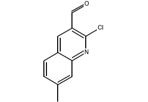 2-Chloro-7-methyl-3-quinolinecarboxaldehyde structure, CAS 68236-21-5