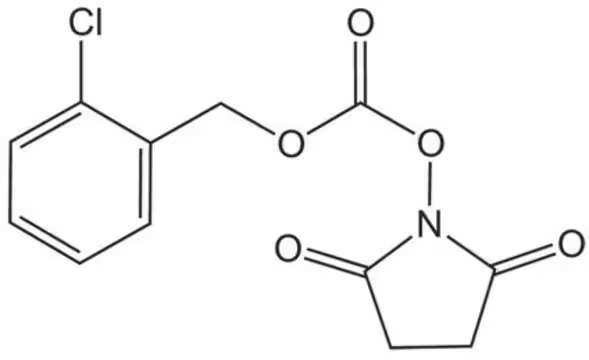 2-Chlorobenzyl succinimidyl carbonate structure, CAS 65853-65-8