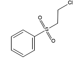 2-Chloroethyl phenyl sulfone structure, CAS 938-09-0