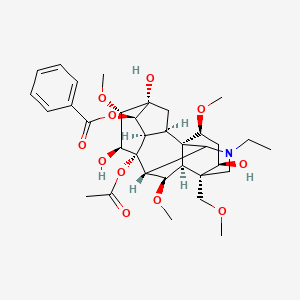 Aconitine structure, CAS 302-27-2