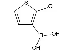 2-chlorothiophen-3-ylboronic acid structure, CAS 177734-82-6