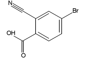 2-Cyanobenzoic acid structure, CAS 3839-22-3