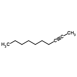 2-Decyne structure, CAS 2384-70-5