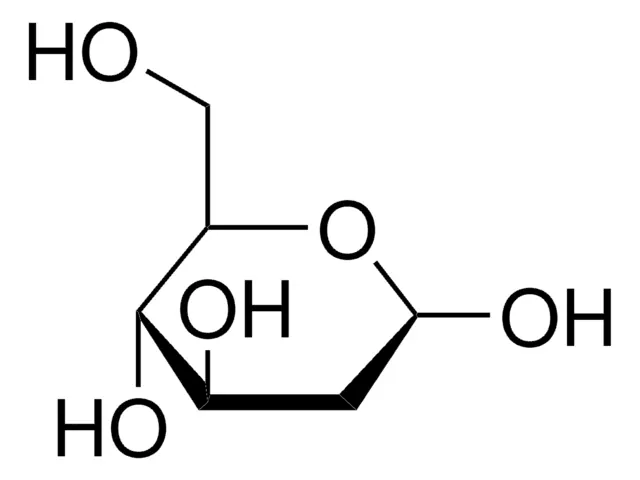 2-Deoxy-D-glucose structure, CAS 154-17-6