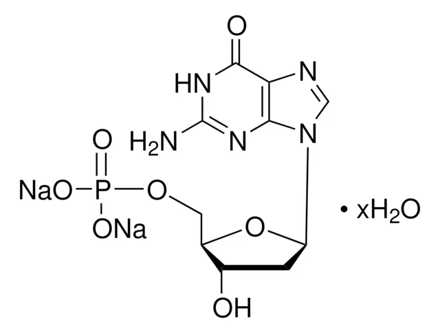 2'-Deoxyguanosine 5'-monophosphate disodium salt structure, CAS 33430-61-4