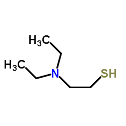 2-Diethylaminoethanethiol structure, CAS 100-38-9
