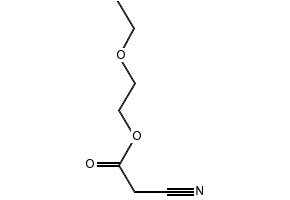 2-Ethoxyethyl cyanoacetate structure, CAS 32804-77-6