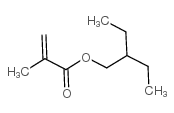 2-Ethylbutyl methacrylate structure, CAS 5138-86-3