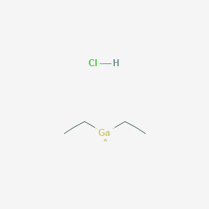 Diethylgallium chloride structure, CAS 30914-08-0