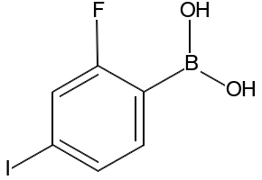 2-Fluoro-4-iodophenylboronic acid structure, CAS 374790-98-4