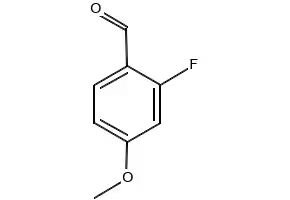 2-Fluoro-4-methoxybenzaldehyde structure, CAS 331-64-6
