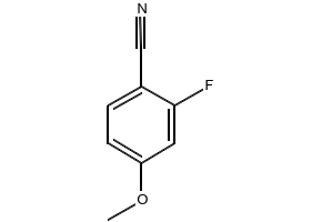 2-Fluoro-4-methoxybenzonitrile structure, CAS 94610-82-9