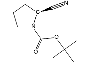 (S)-1-N-Boc-2-cyanopyrrolidine structure, CAS 228244-04-0