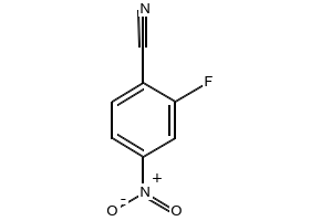 2-Fluoro-4-nitrobenzonitrile structure, CAS 34667-88-4
