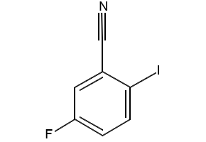 2-Fluoro-5-iodobenzonitrile structure, CAS 351003-36-6